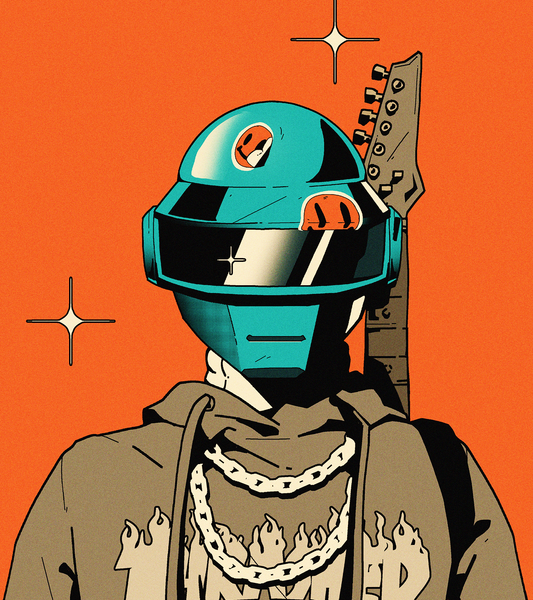 Thomas Bangalter A6 PRINT.