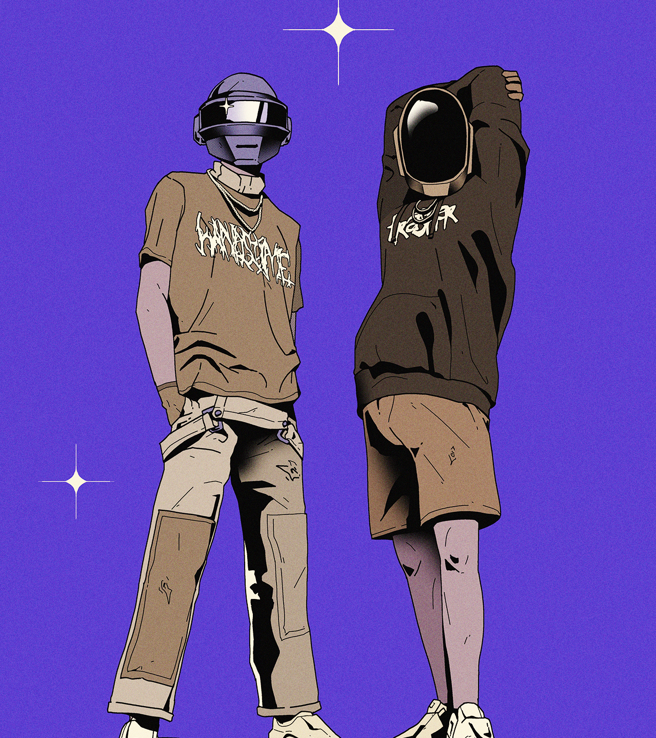 Daft Punk A6 PRINT.