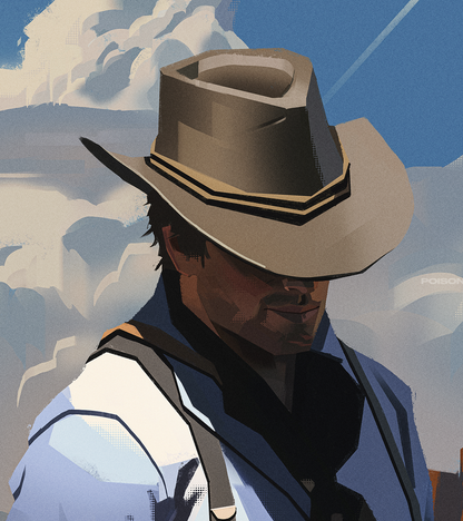 Arthur Morgan A6 PRINT.