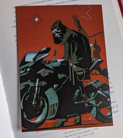 Biker Slasher A6 PRINT.