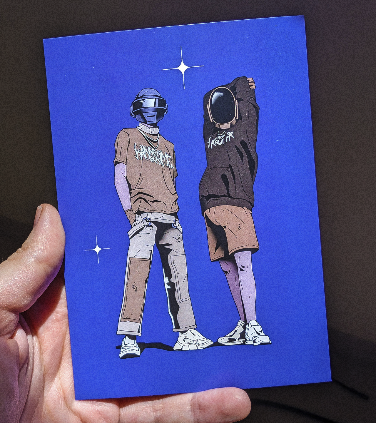 Daft Punk A6 PRINT.