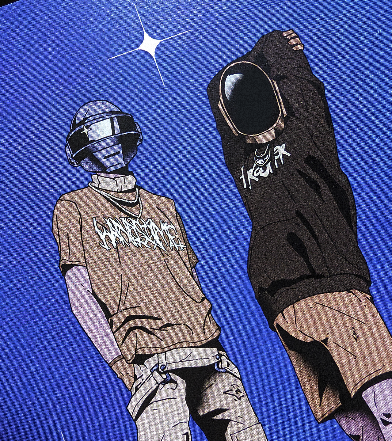 Daft Punk A6 PRINT.