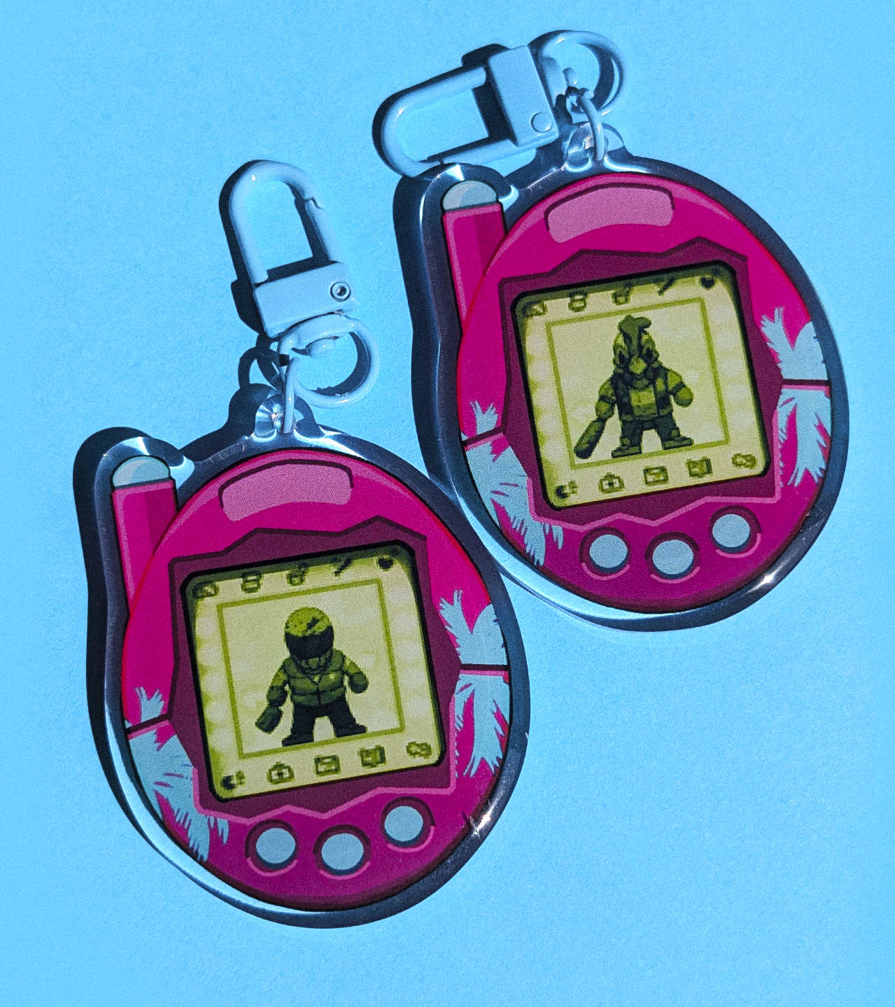 Hotline Miami Tama Keychains!