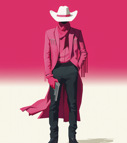 Pink Cowboy A6 PRINT.