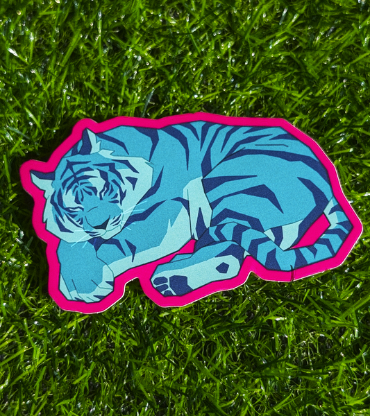 Sleeping Tiger Sticker!