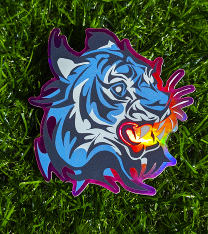 Holo Tribal Tiger Sticker!