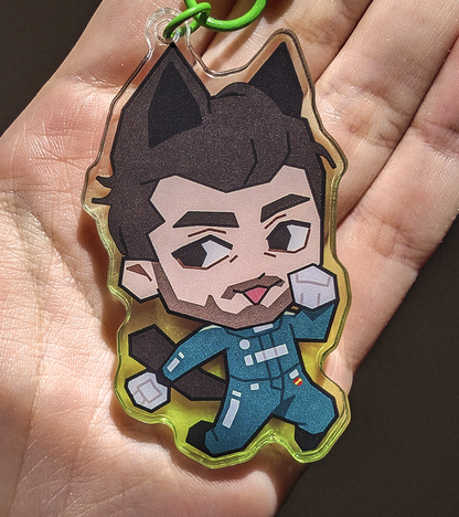 Catboy Fernando Alonso Keychain!