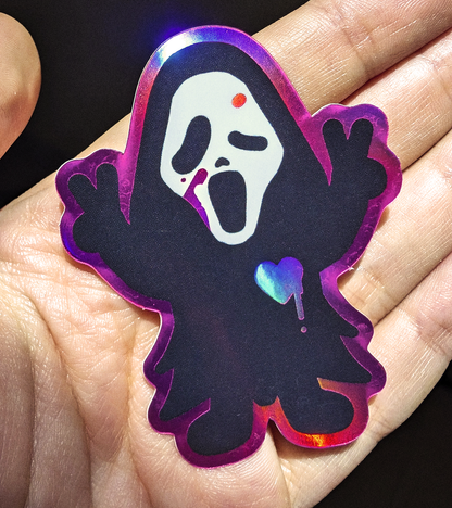 Pink Holo Slasher Sticker!