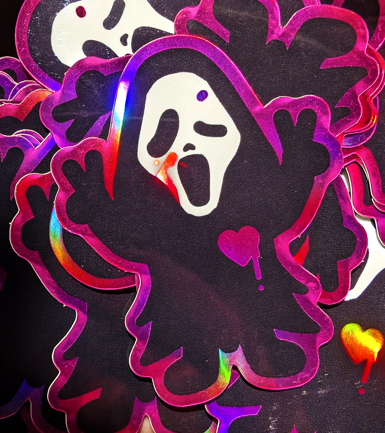 Pink Holo Slasher Sticker!