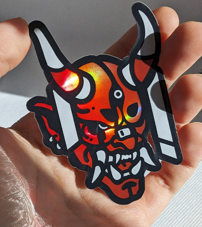 Oni Holographic Sticker!