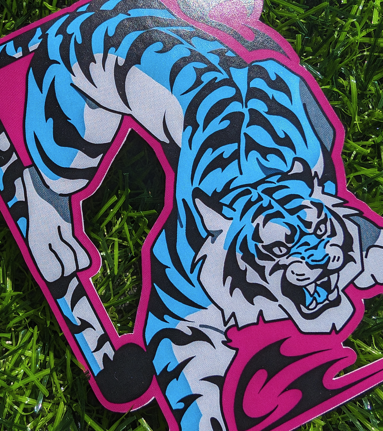 Tribal Tiger Paper Sticker!